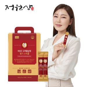 [정원삼] 6년근 고려홍삼정 활기스틱 대용량 홍삼스틱 선물용 100포 / 가성비