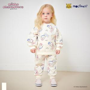 [몰리멜리] [미코캐릭터즈]페인팅캣벌룬상하복