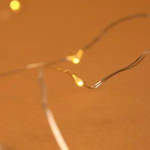 와이어 LED 전구 20구 2M 웜색 3P 캠핑파티라이트