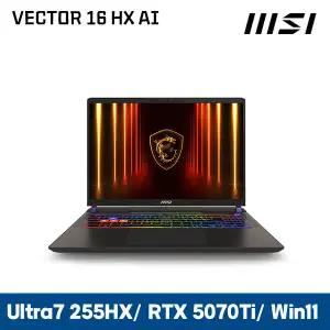 T) MSI 벡터 16 HX AI A2XWHG-U7 QHD+ Win11 (NVMe 1TB 교체 장착) + MSI백팩 마우스