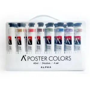알파 A+ 포스터컬러 40ml 24색A세트