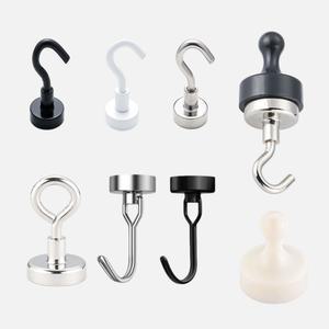 네오디움 초강력 자석고리 [강력 후크 문구 네오듐 네오디뮴 고리형 텐트 캠핑 우레탄창 홀더 스탬프형]