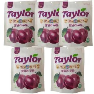 테일러 유기농 푸룬 건자두 말린자두 210g 5봉 (1srr)
