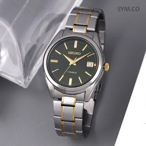 세이코 SUR377P1 사파이어 클래식 정장 그린 콤비 티타늄 남자 메탈 시계 c