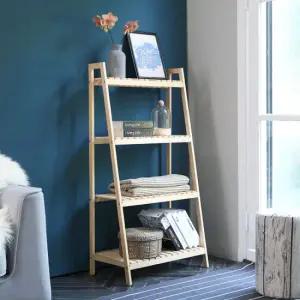 베스트리빙 마호가니 사다리형 원목 수납 스탠드 선반 화분 받침대/4단