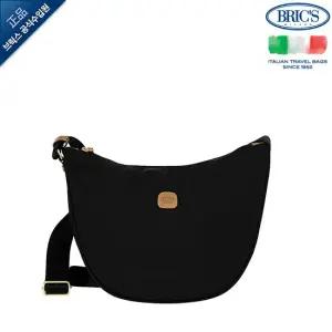 엑스백 하프문 스몰 숄더백 블랙 (BR-BXG45052.101)