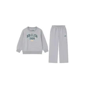 뉴발란스 에센셜 스트레이트 스 셋업 키즈 트레이닝복세트 그레이 NK9YEB403U