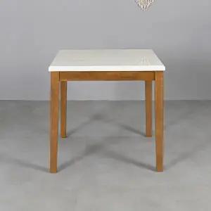 [라로퍼니처]알토 800 천연 대리석 2인 원목 식탁 2인용 테이블