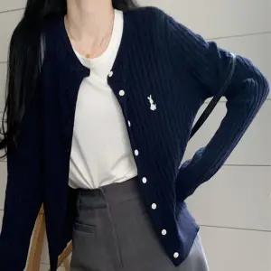 LN 니트 래빗 꽈배기 가디건 가을 간절기 캐주얼 여성