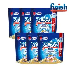 피니시 파워큐브 식기세척기 미니 세제 60개입 300g x6개