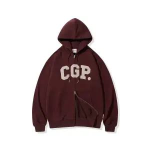 [롯데백화점]코드그라피 남여공용 아치 로고 후드 집업 CBEBUTC330BG