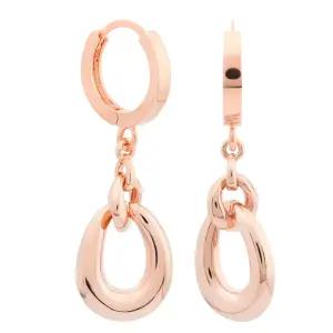 14K 금침 이어링 디바 드롭 볼드 체인 원터치 링 귀걸이