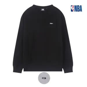 [롯데백화점]엔비에이 남여공용 기모 맨투맨 티셔츠 루즈핏 오버핏 무지 추리닝 세트 (N245ST559P)