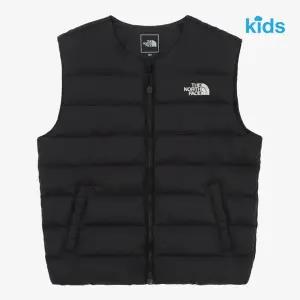 [노스페이스] 키즈 에센셜 패딩 베스트 BLACK NV3NR01S