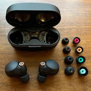 소니 WF-1000XM4 1000XM5 이어폰형 이어버드 커버 캡 XS/S/M/L 4 사이즈 보호용 이어 플러그 패드용 실리콘