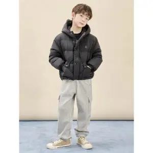 [BEANPOLE KIDS] [BEANPOLE KIDS] 면기모 스웨트 팬츠  그레이 (BI5X21U023) (BI5X21U023)