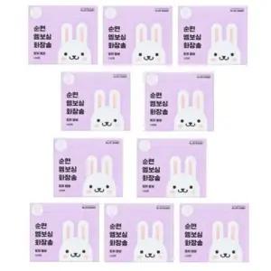 [화이트래빗] 화이트래빗 엠보싱 토끼엠보 화장솜 100매x10박스