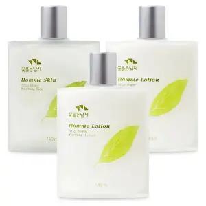 꽃을든남자 옴므 스킨 + 로션 3개세트 남자 스킨로션 토너 에멀전 화장품