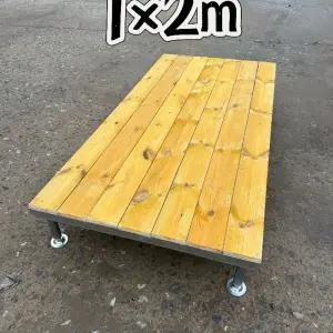 평상만들기 캠핑데크 조립식평상 천막 들마루 우드