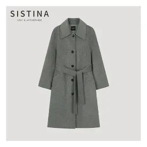 SISTINA 인기 벨티드 핸드메이드 맥코트 558718