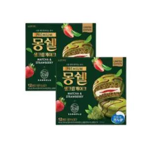 몽쉘 말차 스트로베리 432g(12입) x 2개