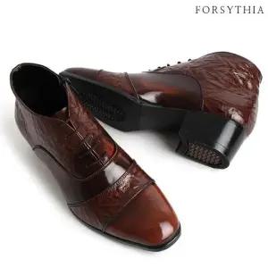 [포지시아] 남성 소가죽부츠 남자 키높이 부츠 M05