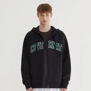 [커버낫] [TAG가 109,000] 아치 로고 후드집업 Black