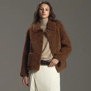 리오벨 25 FW 호주산 100% 컬링 양모 하프코트