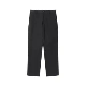 [커스텀멜로우](강남점) 블랙 슬림 핏 코튼 팬츠 CWPAW24731BKX