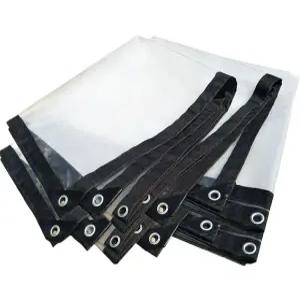 비막이 텐트 비가림 방수포 정원 천막 투명타프 비닐