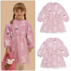 [대구백화점] [래핑차일드]토끼 기모 샤 원피스 PK(85C29-502-72)