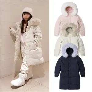 블랙야크키즈키즈 유아 아기패딩 25년FW신상 풍성한 퍼가 매력적인 가벼운 한겨울 롱[O스노우롱자켓]정상가