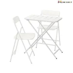 이케아 TORPARO 2인용 야외 접이식 테이블과 의자세트