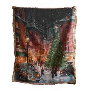 크리스마스 담요 빈티지 쇼파 커버 블랭킷 성탄절 패브릭 포스터 카페 가정용