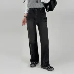 [에이와비] [140.150ver] #AWABMADE:_자가드골지와이드롱팬츠 -키작녀/기장선택/1color/3size