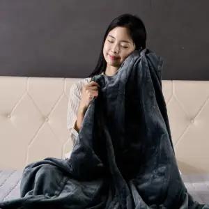 온담 헤븐 카본 탄소 온열 담요 일월 밍크 벨벳 온열 블랭킷