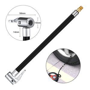 자동차 타이어 팽창기 호스 팽창식 공기 펌프 익스텐션 튜브 어댑터, 트위스트 연결 잠금 에어 척 N9e2, 10