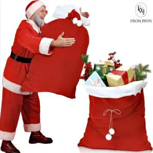 크리스마스 선물 보따리 대형 산타 주머니 복장 유치원 어린이집 교회 행사
