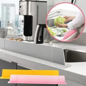싱크대 튐 방지 흡착식 실리콘 조리대 싱크대 물막이 보호막 주방 국내산 칸막이 정리