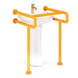 세면대 안전바 화장실 안전손잡이 보조 핸드레일 지지대