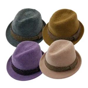 겨울 가을 페도라 카우보이 모자 중절모 중년 남성