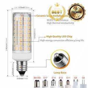 조명 액세서리 G9 E11 Led 옥수수 전구 Ba15D Gy6.35 세라믹 디밍이 가능한 220V 램프 흰색 따뜻한 미니 빔