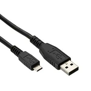 충전용 마이크로5핀 케이블 블랙 (1.2M)