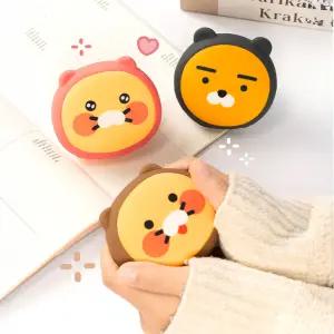 카카오프렌즈 포근 양면발열 손난로 보조배터리 5000mAh 얼굴형 미니 손난로/KC인증완료 안전한 보조배터리