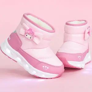 마이멜로디 글리터 LED 발광부츠 / 유아 아동 키즈 방한 패딩 부츠