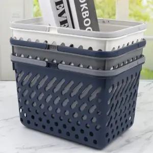 쭌이네디자인 손잡이 바스켓 바닥 구멍 뚫린 바구니