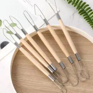 클레이스크래퍼 조각도구 점토스크래퍼 조형공구 6종 점토칼 도구 조각칼 찰흙 도예