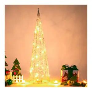 홍익 골든 크리스마스 트리 화려한 불빛 트리