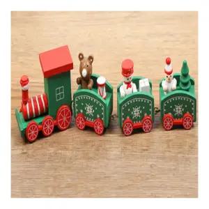 홍익 원목 기차 모형 징글벨 기차