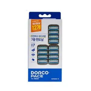 도루코 PACE7II FRESH 면도날 12입